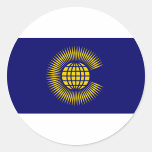 Commonwealth-Flagge Runder Aufkleber