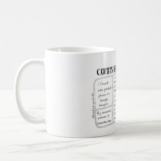 Comms Bingo ringsum Tasse 4 (Links)