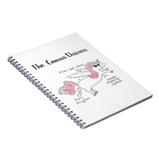 Comms Einhornnotizblock Notizblock (Rechte Seite)
