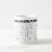 Comms Facepalm Bingo (A+B-Karten) Kaffeetasse (Mittel)