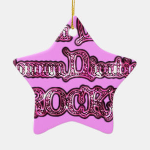 Communication Rocks Pink Hakuna Matata .png Keramik Ornament