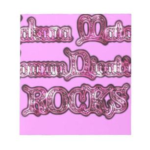 Communication Rocks Pink Hakuna Matata .png Notizblock