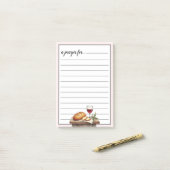 Communion Bread and Wine War Room Prayer Post-it Klebezettel (Auf Schreibtisch)
