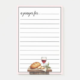 Communion Bread and Wine War Room Prayer Post-it Klebezettel