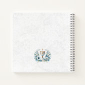 Communion Candle First Holly Communion Gästebuch Notizblock (Rückseite)