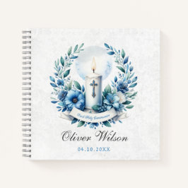 Communion Candle First Holly Communion Gästebuch Notizblock