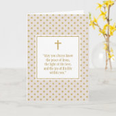 Communion Prayer Karte (Gelbe Blume)