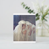 communion privat livemont postkarte (Stehend Vorderseite)