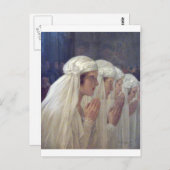 communion privat livemont postkarte (Vorne/Hinten)