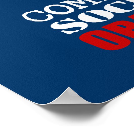 COMMUNISM, SOCIALISM, OBAMANISM POSTER (Ecke)