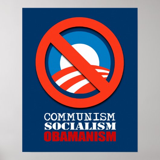COMMUNISM, SOCIALISM, OBAMANISM POSTER (Vorne)