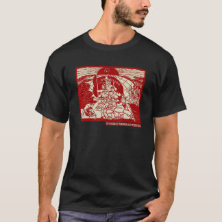Communist revolutionary Chairman Mao Poster Retro  T-Shirt