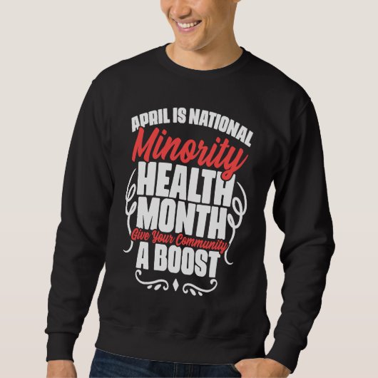 Community A Boost Mental Health National Minority  Sweatshirt (Vorderseite)