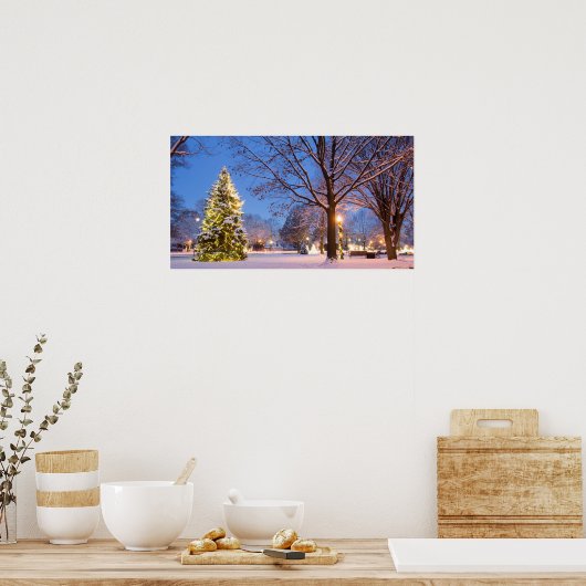 Community Christmas Tree, Worthington, Ohio Poster (Küche)