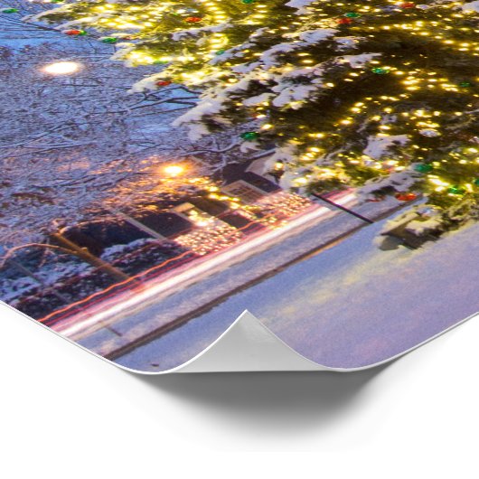 Community Christmas Tree, Worthington, Ohio Poster (Ecke)