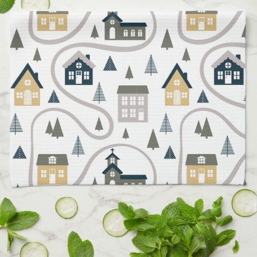 Community Church kitchen towel Geschirrtuch (Gefaltet)