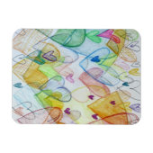 Community Hearts Art Inspiration Kühlschrankmagnet Magnet (Horizontal)