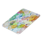 Community Hearts Art Inspiration Kühlschrankmagnet Magnet (Linke Seite)