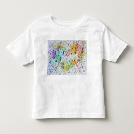 Community Hearts Color Liebe T - Shirt (Vorderseite)