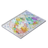 Community Hearts Rainbow Art Journal Notizblock (Linke Seite)