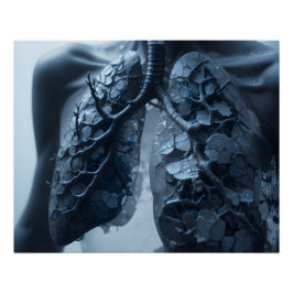 Community Lung Contrast Poster