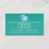 Community Manager SEM SEO Social Media Experte Visitenkarte (Rückseite)