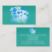 Community Manager SEM SEO Social Media Experte Visitenkarte (Vorne/Hinten)