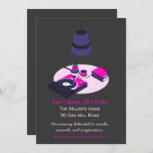 Community Reading Club Invitation Einladung (Vorne/Hinten)