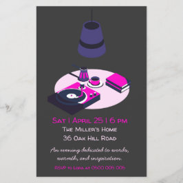 Community Reading Club Invitation Flyer