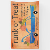 Community Trunk oder Leckerei Halloween Car Event Banner (Vertikal)