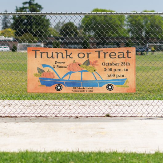 Community Trunk oder Leckerei Halloween Lkw Event Banner (Insitu)