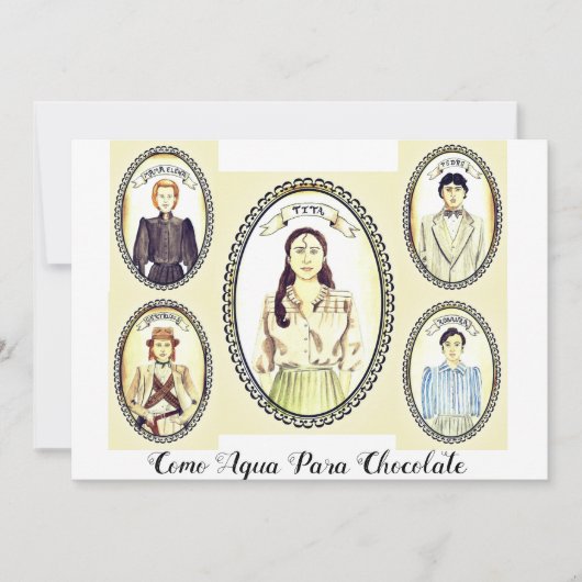 Como Agua Para Chocolate Book Club Einladung (Vorderseite)