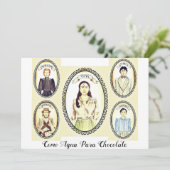 Como Agua Para Chocolate Book Club Einladung (Stehend Vorderseite)