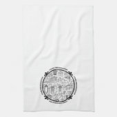 CoMo Bewahrung Küchenhandtuch mit Linienzeichnunge Geschirrtuch (Vertikal)