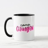 Como Chingan, handschriftlich Tasse (Links)