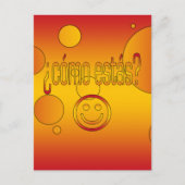 ¿Cómo Estás? Spanien Flaggenfarben Pop Art Postkarte (Vorderseite)