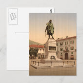 Como, Garibaldi Monument Postkarte (Vorne/Hinten)