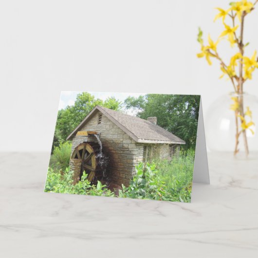 "Como Hütte" Geburtstagskarte Karte (Gelbe Blume)