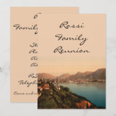 Como I, See Como, Lombardei, Italien Einladung (Vorne/Hinten)