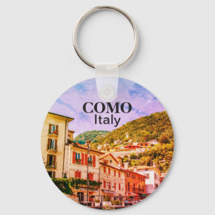 Como in Italy Souvenir Keychain Schlüsselanhänger