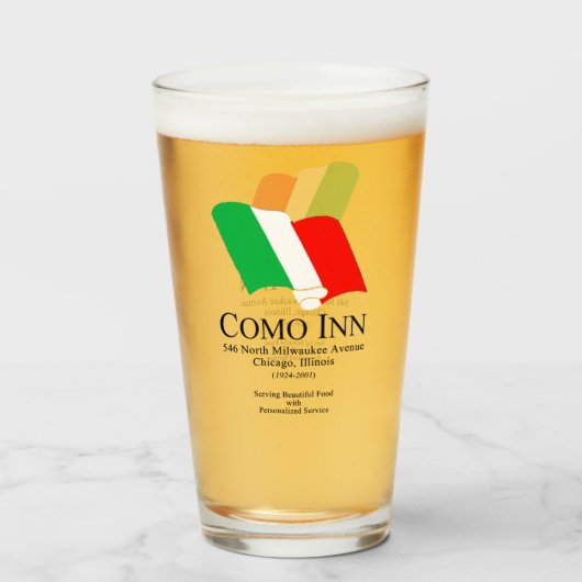 Como Inn Italian Restaurant, Chicago, IL Glas (Vorne (Gefüllt))
