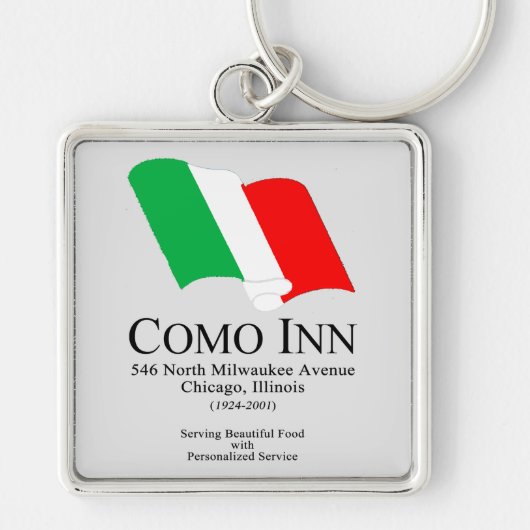 Como Inn Italian Restaurant, Chicago, IL Schlüsselanhänger (Vorne)