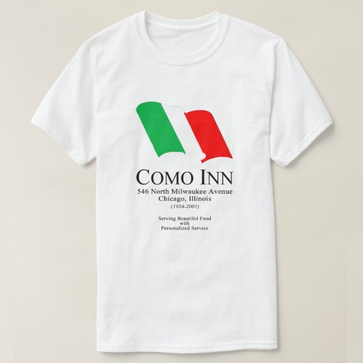 Como Inn Italian Restaurant, Chicago, IL T-Shirt (Design vorne)