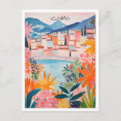 Como Italien Reise Ästhetik Postkarte (Vorderseite)