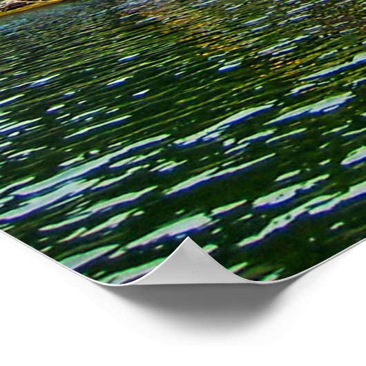 COMO Italy Poster vom See (Ecke)