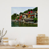 COMO Italy Poster vom See (Küche)