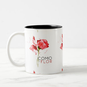 Como La Flor Zweifarbige Tasse