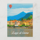 Como Lake, Italien Postkarte (Vorderseite)