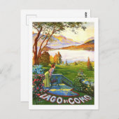 Como Lake Italien Vintage Postkarte (Vorne/Hinten)