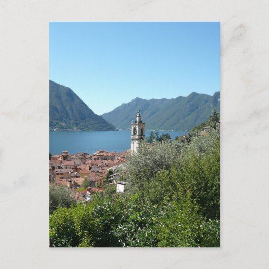 Como Lake Postkarte (Vorderseite)